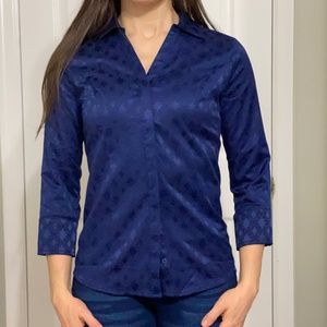 Dana Buchman 3/4 sleeve Blouse sz XS